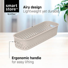 Load image into Gallery viewer, SmartStore Essence 1.3L Slim Storage Basket, Pack of 3 Organiser Boxes, in Linen