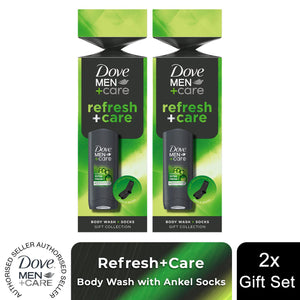 Dove Men+Care Gift Set Refresh+Care Extra Fresh Body Wash & Socks 1 Piece