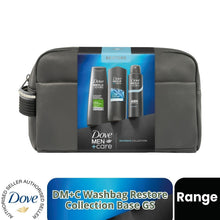 Load image into Gallery viewer, Dove Men+Care Restore Washbag Essentials Gift Set, Choose Pack Size 1,2,3 or 4