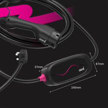 Load image into Gallery viewer, Cord Lite 10m Portable EV Charger 230V Fast Charging with UK Plug Adapter