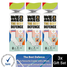 Load image into Gallery viewer, The Best Defence FiFA Gift Mens Whole Body Deodorant &amp; Socks Gift Set