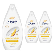Load image into Gallery viewer, Dove Body Wash Creamy Indulge Moisturising Shower Gel, 3 Pack of 450 ml