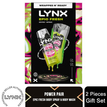 Load image into Gallery viewer, Lynx Epic Fresh Duo Gift Set with Body Spray &amp; Bodywash - Zesty Clean Scent