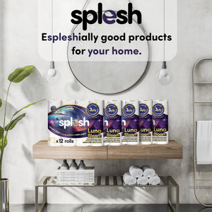 Splesh Quilted Luna Bloom 3-Ply Luxury Scented Toilet Tissue Paper, 72 Rolls