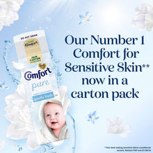 Load image into Gallery viewer, Comfort Pure Gently Fresh Fabric Conditioner 31 Washes fabric softener 930ml,6pk