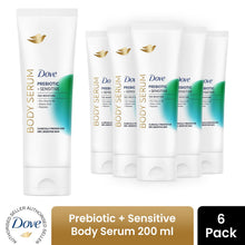Load image into Gallery viewer, Dove Prebiotic Sensitive Body Serum 200ml 6 Pack, Pro Vitamin B5 &amp; Peptides