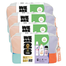 Load image into Gallery viewer, Match Day Fit for Her FIFA Gift Set,Body Wash, Anti-Perspirant, Spray+Wash Bag