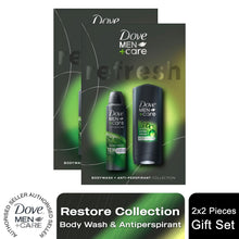 Load image into Gallery viewer, Dove Men+Care Refresh Bodywash &amp; Antiperspirant Duo Collection Gift Set for Him