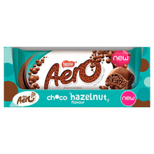 Load image into Gallery viewer, Nestle Sharing Bars, Aero Hazelnut Bubbly Milk Chocolate 15x90g (2 Pack)