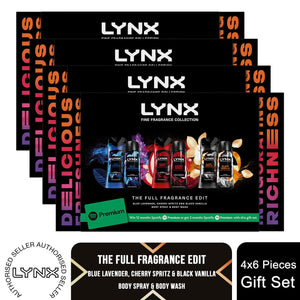 Lynx Fine Fragrance Gift Set, Premium Body Wash and Spray with Spotify Bonus