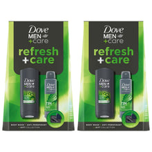 Load image into Gallery viewer, Dove Men+Care Refresh, Extra Fresh Body Wash, Deodorant and Manicure Gift Set