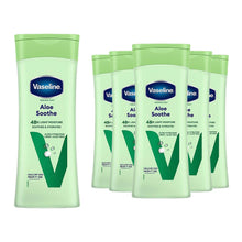 Load image into Gallery viewer, Vaseline Intensive Care Body Lotion Aloe Soothe 48H Moisture 400ml, 6 Pack