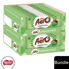Load image into Gallery viewer, Nestle Sharing Bars, Aero Peppermint Bubbly Milk Chocolate 15x90g (2 pack)