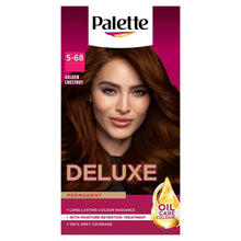 Load image into Gallery viewer, Palette Deluxe Creme Colouration 5-68 Golden Chesnut Hair Dye