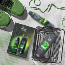 Load image into Gallery viewer, Dove Men+Care Refresh Bodywash &amp; Antiperspirant Duo Collection Gift Set for Him