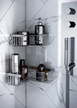 Load image into Gallery viewer, COSMIC Shower Basket | Light Grey | Wall Mount | 25x25x9 cm