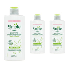 Load image into Gallery viewer, Simple Kind To Skin Purifying Cleansing Lotion for Sensitive Skin 200ml,3 or 6Pk