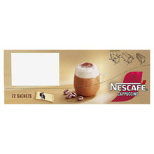 Load image into Gallery viewer, Nescafe Cappuccino Instant Coffee Sachets 72 Pack - Frothy Creamy Drink 15.5g