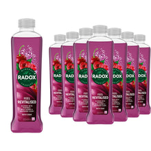 Load image into Gallery viewer, 12x Radox Mineral Therapy Feel Revitalised Bath Soak w/ Cherry &amp; Raspberry,500ml
