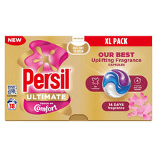 Load image into Gallery viewer, Persil XL Ultimate Washing Capsules Touch of Comfort Stain Removal 38W, 3 Pack