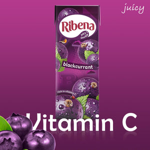 Ribena Blackcurrant Kids Fruit Juice Rich in Vitamin C, 24 Carton x 250ml