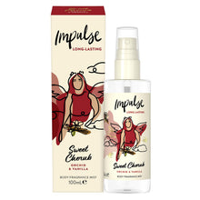 Load image into Gallery viewer, Impulse Body Mist Sweet Cherub with Orchid &amp; Vanilla Fragrance 100ml, 6 Pack