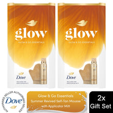 Load image into Gallery viewer, Dove Glow &amp; Go Essentials Gift Set , Skincare Pamper Kit, 200ml