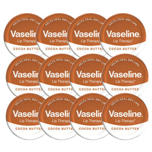 Load image into Gallery viewer, Vaseline Lip Balm Cocoa Butter 20g, 12 Pack Lip Therapy Moisturising &amp; Non Greasy