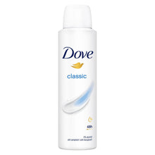 Load image into Gallery viewer, Dove Classic Anti-Perspirant with 48H Sweat Protection Deo for Women 150ml, 6pk