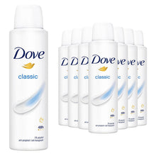 Load image into Gallery viewer, Dove Classic Fresh Anti-Perspirant Deo Spray for 48Hrs Protection 150ml, 12pk