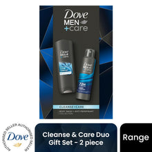 Load image into Gallery viewer, Dove Men+Care Cleanse+Care Duo Gift Set 2 piece, Choose your pack 1,2,3 or 4