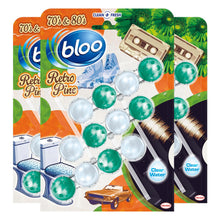 Load image into Gallery viewer, Bloo Power Active Toilet Rim Block 70s&amp;80s or 90s&amp;00s Spring Limited Edition