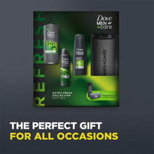 Load image into Gallery viewer, Dove Men+Care Extra Fresh Collection Gift Set for Him with Bottle &amp; Gym Towel