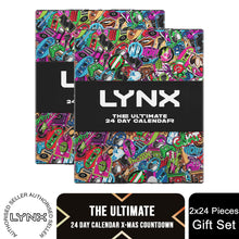 Load image into Gallery viewer, Lynx THE ULTIMATE 24-Day Calendar Christmas Countdown Gift Set for Him