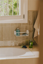 Load image into Gallery viewer, COSMIC Shower Basket Black Matte Adhesive Measures 10 x 12 x 30.5 cm