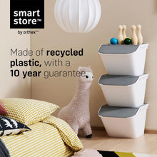 Load image into Gallery viewer, SmartStore Collect Stack-it Multipurpose Storage Bin With Lid, 51L - Large