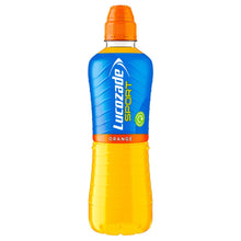 Load image into Gallery viewer, Lucozade Sport Orange &amp; Raspberry Isotonic Sport Energy Drink Fat-Free 500ml