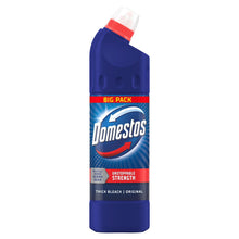 Load image into Gallery viewer, Domestos Thick Original Bleach Powerful Disinfectant Kills 99.9% Germs 1L, 12pk