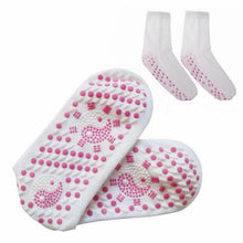 Load image into Gallery viewer, Envie Tourmaline Magnetic Health Socks White Wellness Therapy Comfort Pair Care