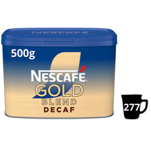 Load image into Gallery viewer, Nescafe Gold Blend Decaff Instant Coffee Granules, 2x500g