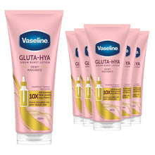 Load image into Gallery viewer, Vaseline Body Lotion Gluta-Hya Dewy Radiance Serum Burst Skin Care 200ml, 6 Pack