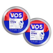 Load image into Gallery viewer, 2 Pack VO5 Extreme Style Extra Hold Matt Hair Clay, 75ml