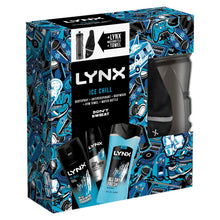 Load image into Gallery viewer, Lynx DON'T SWEAT Ice Chill Collection Gift Set for Him with Gym Towel &amp; Bottle