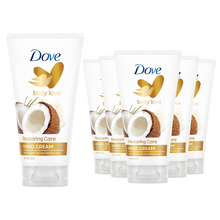 Load image into Gallery viewer, Dove Coconut Oil and Almond Milk Hand Cream 75 ml, 6 Pack