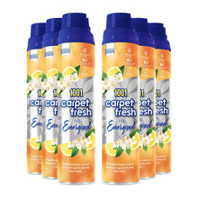 Load image into Gallery viewer, 1001 Carpet Fresh Feel Energised Upholstery Odour Remover Spray, 6x300ml