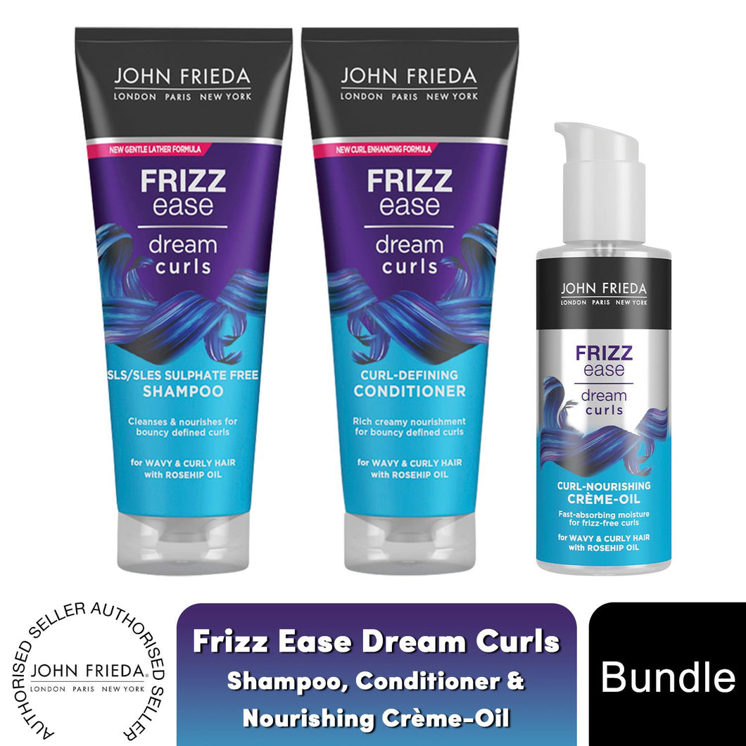 John Frieda Dream Curls Haircare Range of Shampoo, Conditioner & Defining Creme