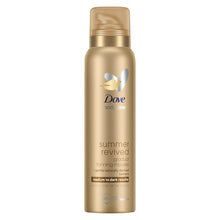 Load image into Gallery viewer, Dove Derma Spa Self Tan Body Mousse Summer Revived for Medium/Dark Skin, 3x150ml