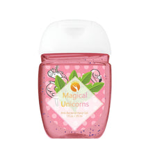 Load image into Gallery viewer, HandiGel Pocket Size Hand Sanitizers Antibacterial Gel 29ml-Magical Unicorns