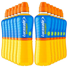 Load image into Gallery viewer, Lucozade Sport Orange &amp; Raspberry Isotonic Sport Energy Drink Fat-Free 3x500ml