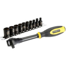Load image into Gallery viewer, STANLEY FATMAX ROTATOR SOCKET SET 11PC 1/4SQDR